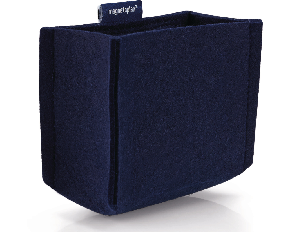 MAGNETOPLAN Stiftehalter magnetoTray M 1227714 blau, Filz recyceled
