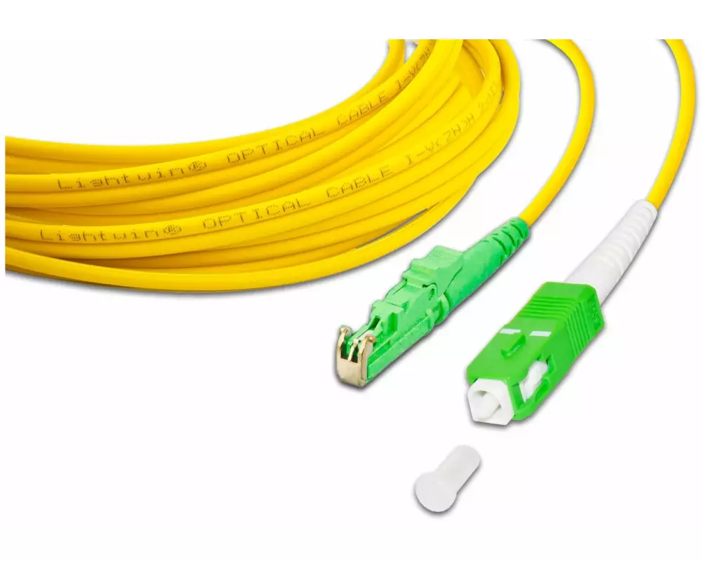 Lightwin LWL-Patchkabel LSH/APC-SC/APC, Singlemode, Simplex, 1m