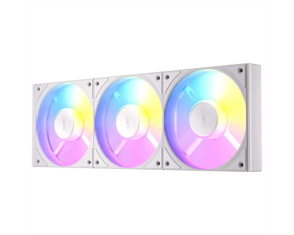 ANTEC C120 ARGB Fan PC Gehäuselüfter 120mm 3er Pack, weiß