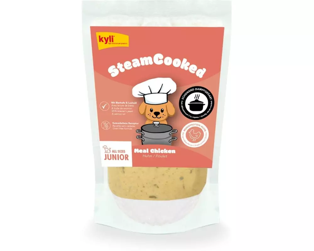 kyli Nassfutter Steamcooked Meal Chicken Junior 250g