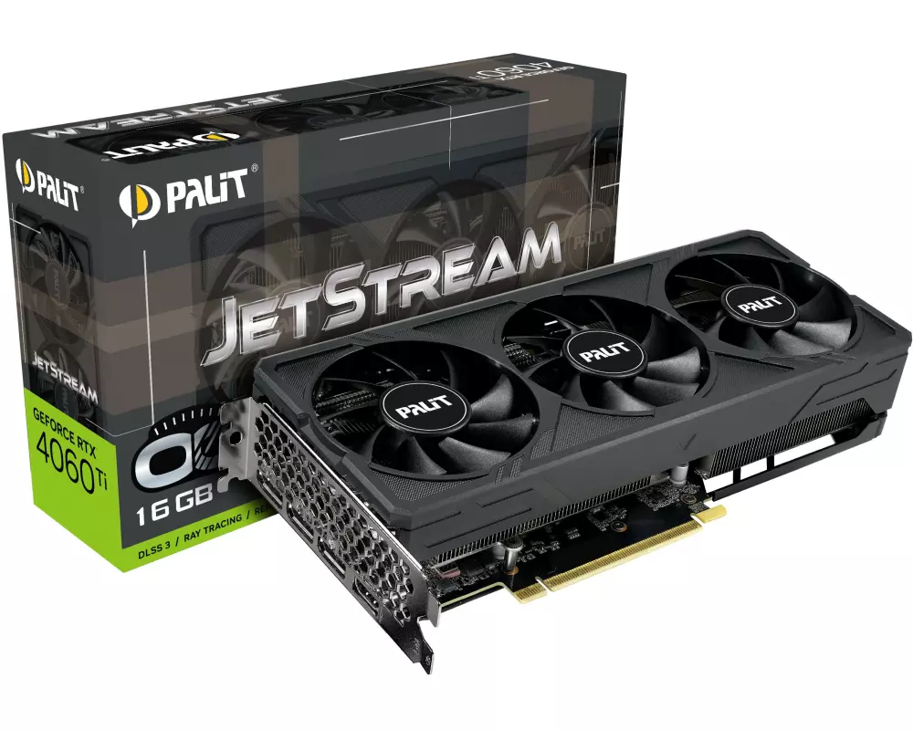 Palit Grafikkarte GeForce RTX 4060 Ti JetStream OC 16 GB