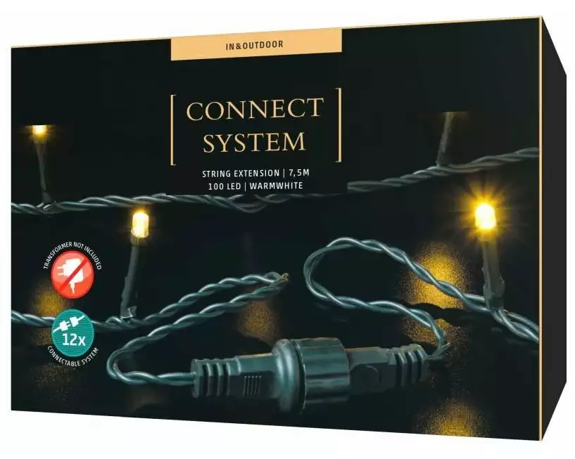 STT Lichterketten-Sytem-Erweiterung Connect 100 LED, 7.5 m