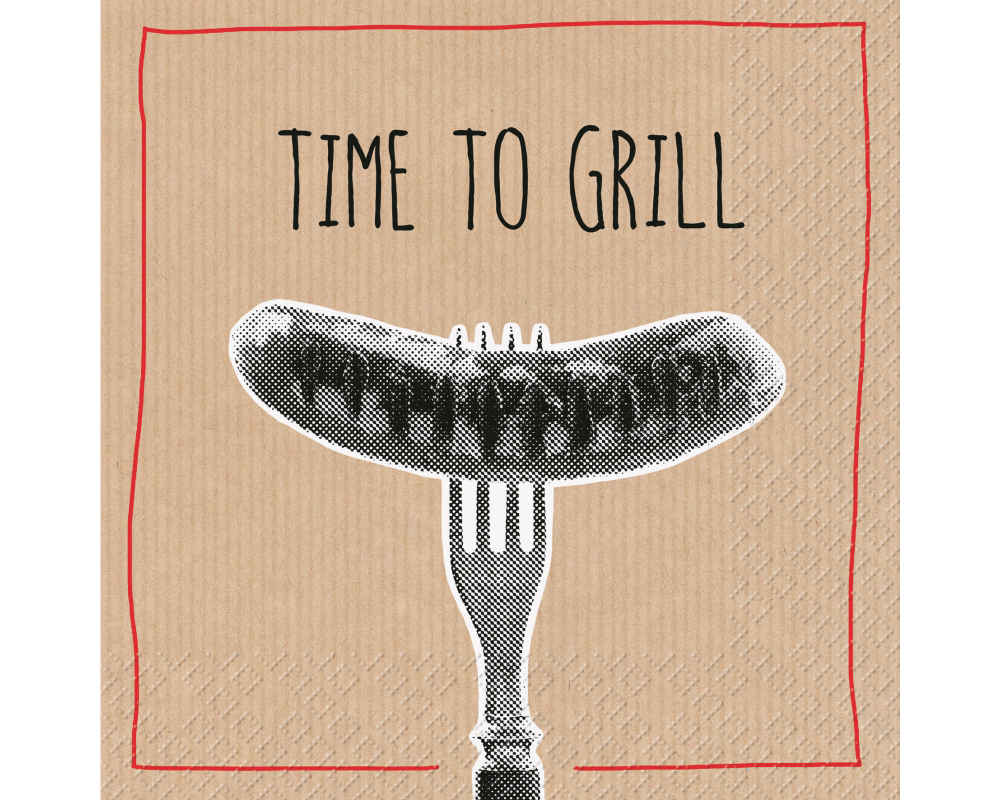 STEWO Serviette 33x33cm 2572653255 Ulf FSC braun 20 Stück