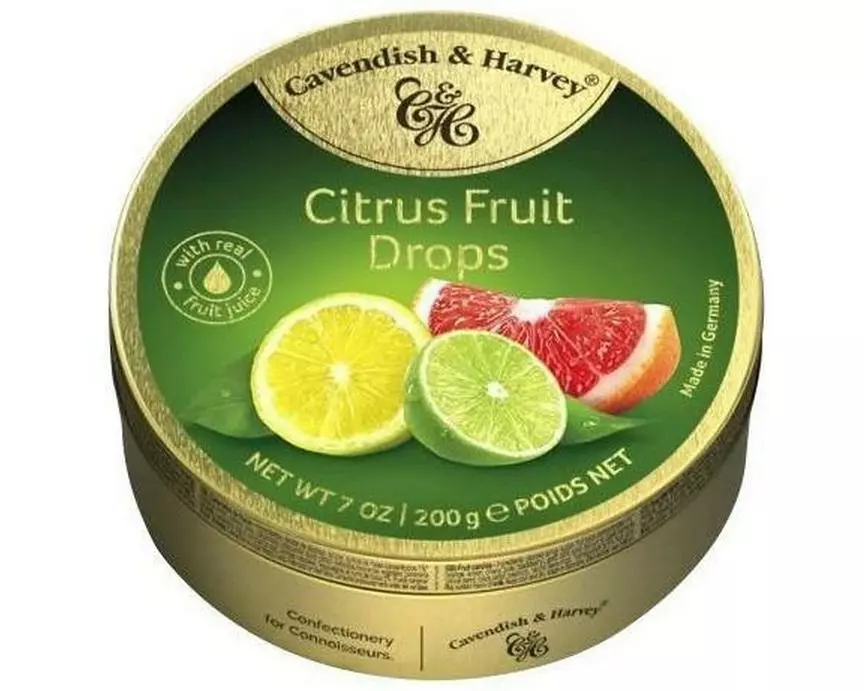 Cavendish & Harvey Citrus Fruit Drops 200 g