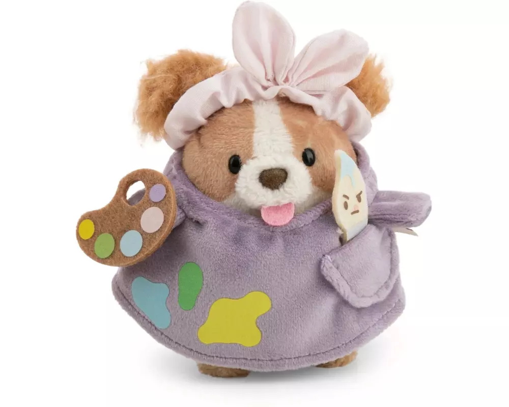 Nici Kuscheltier Mymochi Spaniel Brushy mit Malerkostüm 8 cm