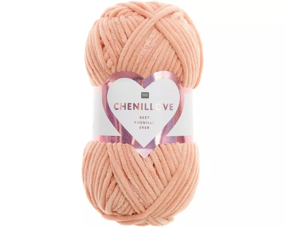 Rico Design Wolle Chenillove 100 g, Lachs