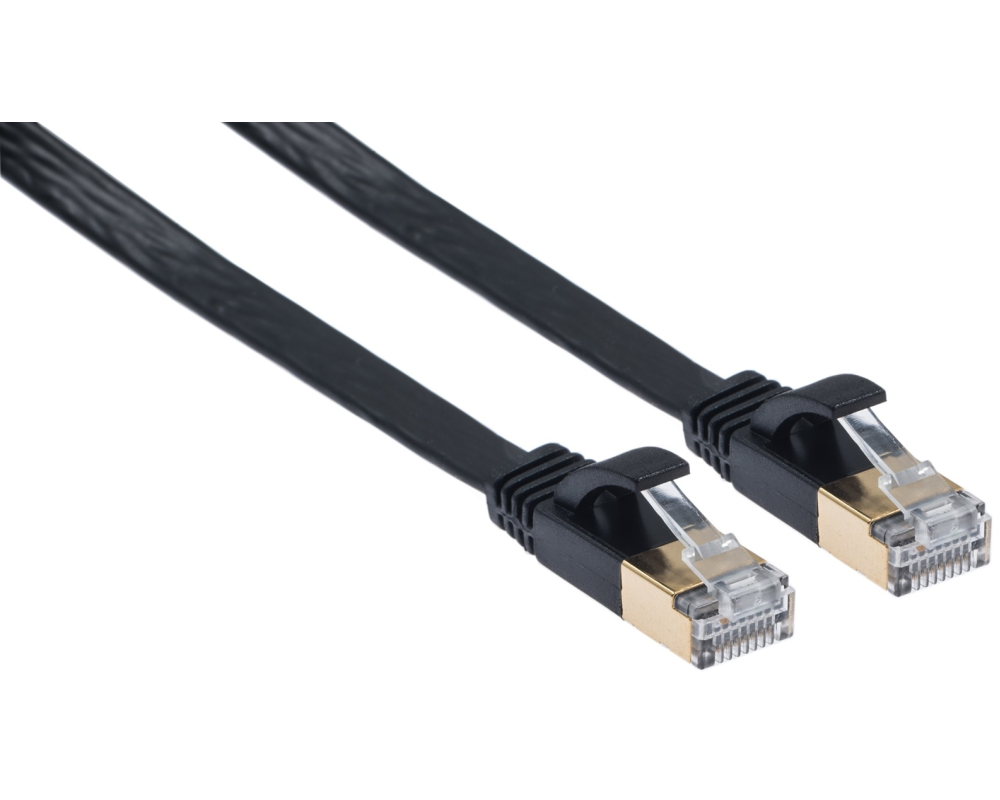 LINK2GO Patch Cable flach Cat.6 PC6313CBP STP, 0,5m