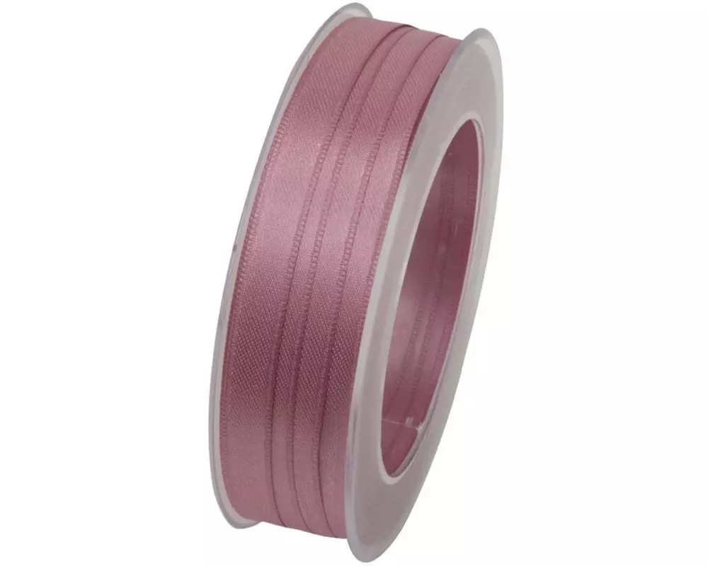 GOLDINA Satinband 10 mm x 25 m, Altrosa, 1 Stück