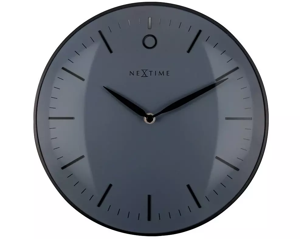 NeXtime Wanduhr Small Glamour 30 Ø, Schwarz/Weiss