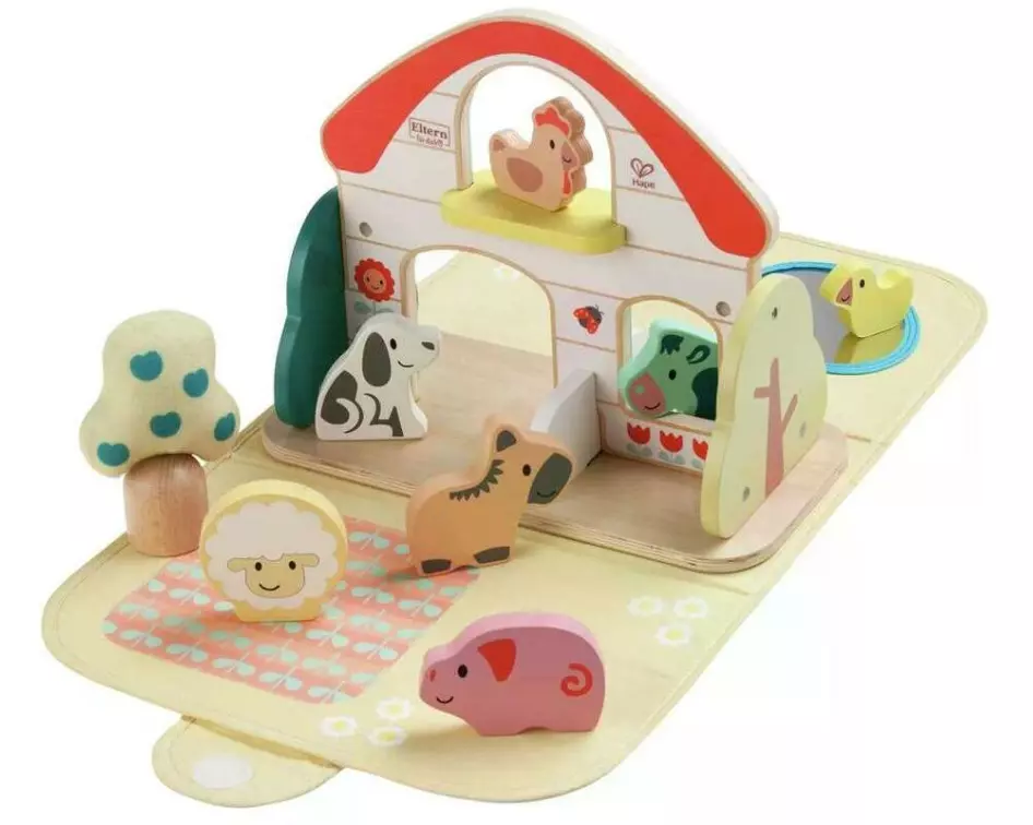Hape Beschäftigungsspielzeug Farm House Faith