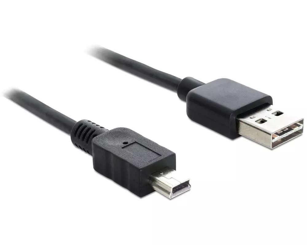 Delock USB 2.0-Kabel EASY-USB USB A - Mini-USB B 2 m