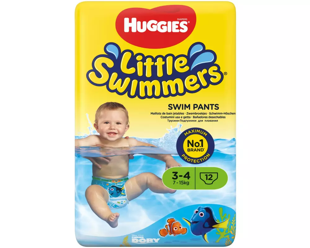 Huggies Schwimmwindel Little Swimmers Gr. 3-4, 12 Stk.
