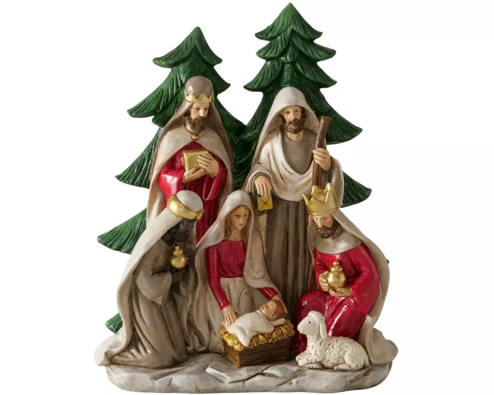 Boltze Krippe Bethanio Kunststoff, 21 x 26 cm