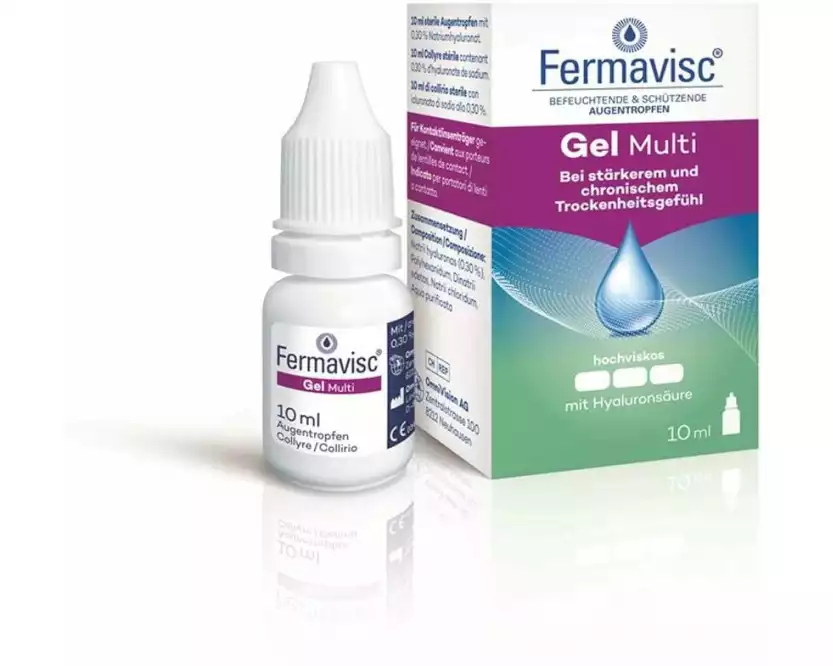 OmniVision Augentropfen Fermavisc Gel Multi Tropfen 10 ml