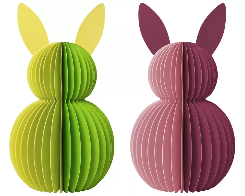 Remember Aufsteller Fuchsia 2 Stück, Grün/Rosa