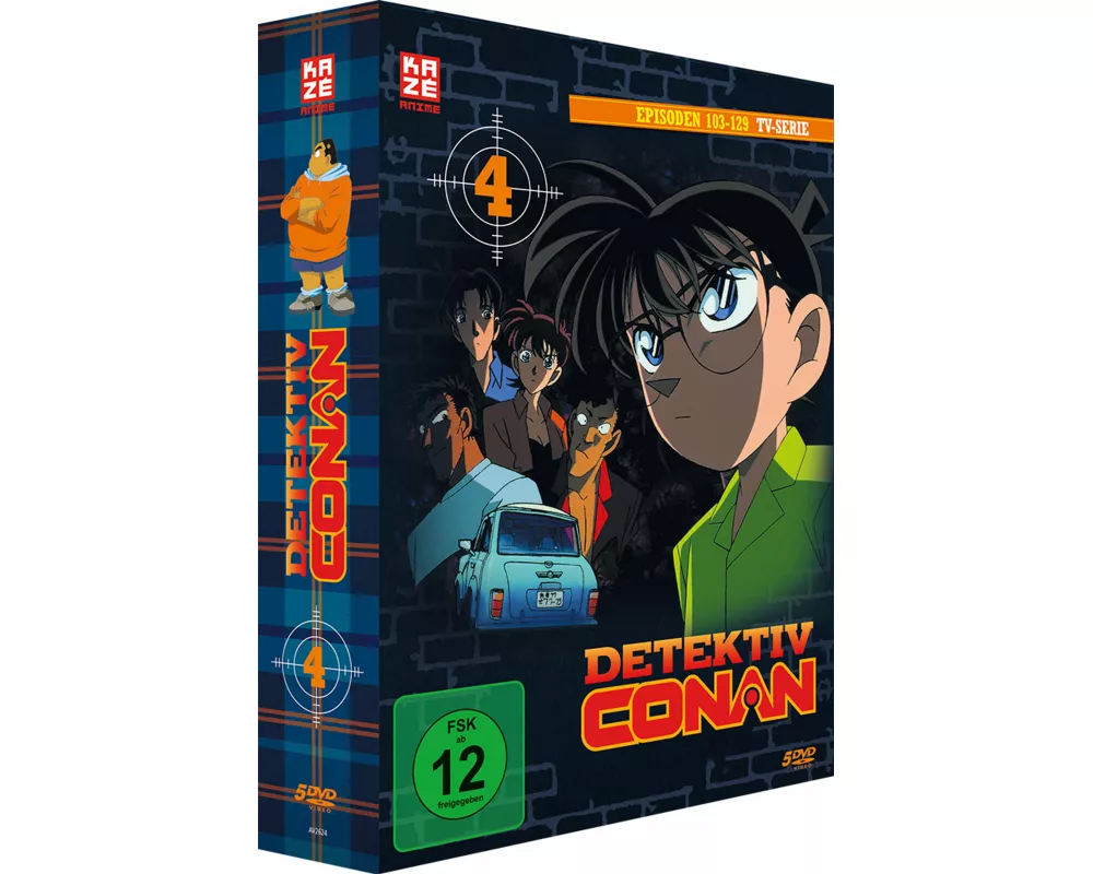 Detektiv Conan - TV-Serie - DVD Box 4 (Episoden 103-129) (5 DVDs)