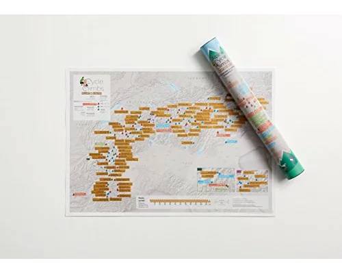 Alpine Cycling Collect and Scratch Print