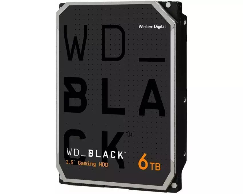 WD Desktop Black, 6TB HDD, 7200rpm, 6Gb/s, serial ATA sATA, 128MB cache, 3.5inch, intern, RoHS compliant Bulk