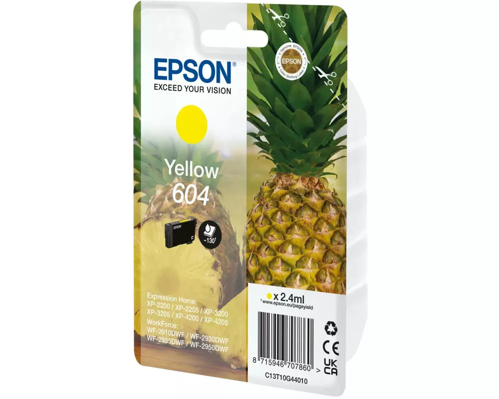 Epson Tinte Nr. 604 / C13T10G44010 Yellow