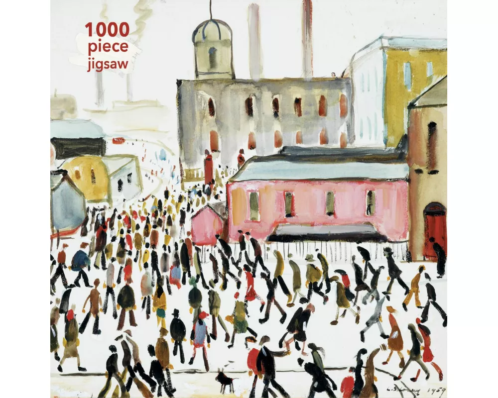 Adult Sustainable Jigsaw Puzzle L.S. Lowry: Going to Work