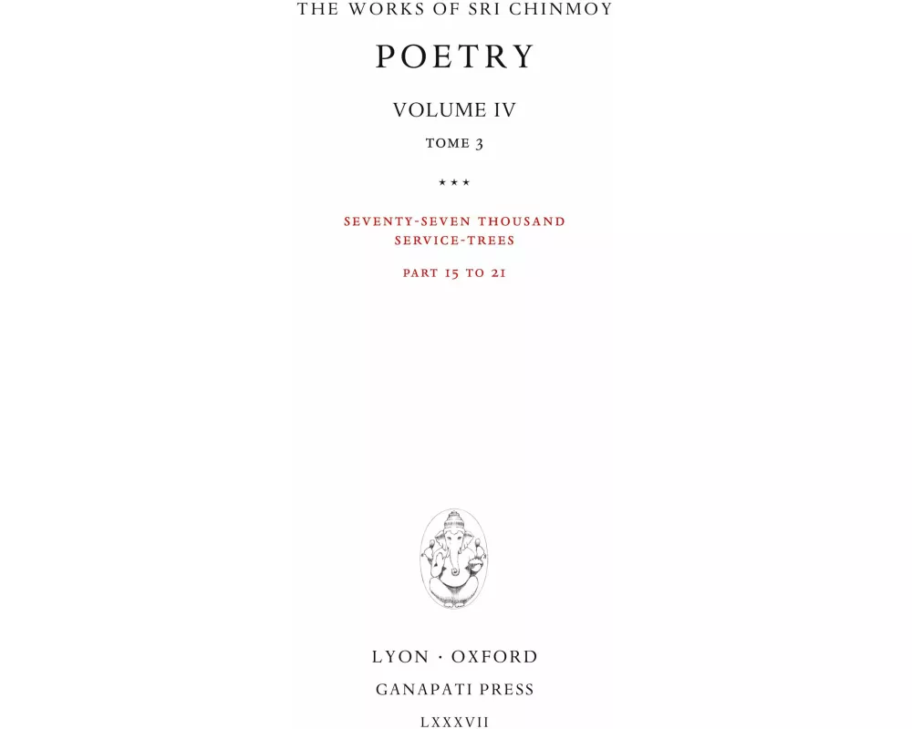 Poetry IV, tome 3