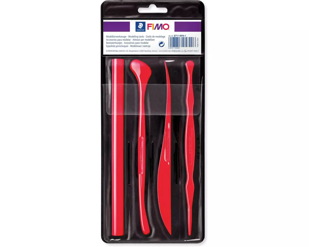 Fimo Modellierwerkzeug Set 4 Modellierstäbe