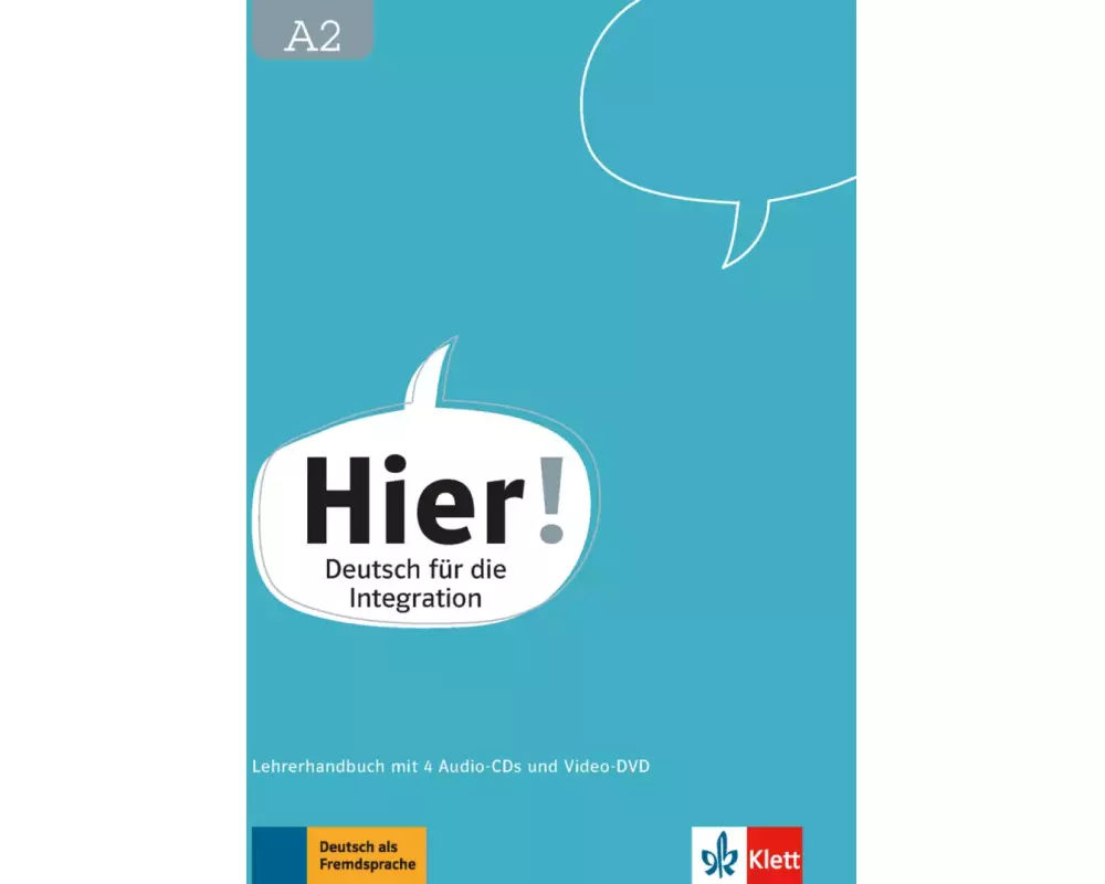 Hier! A2. Lehrerhandbuch mit vier Audio-CDs und Video-DVD
