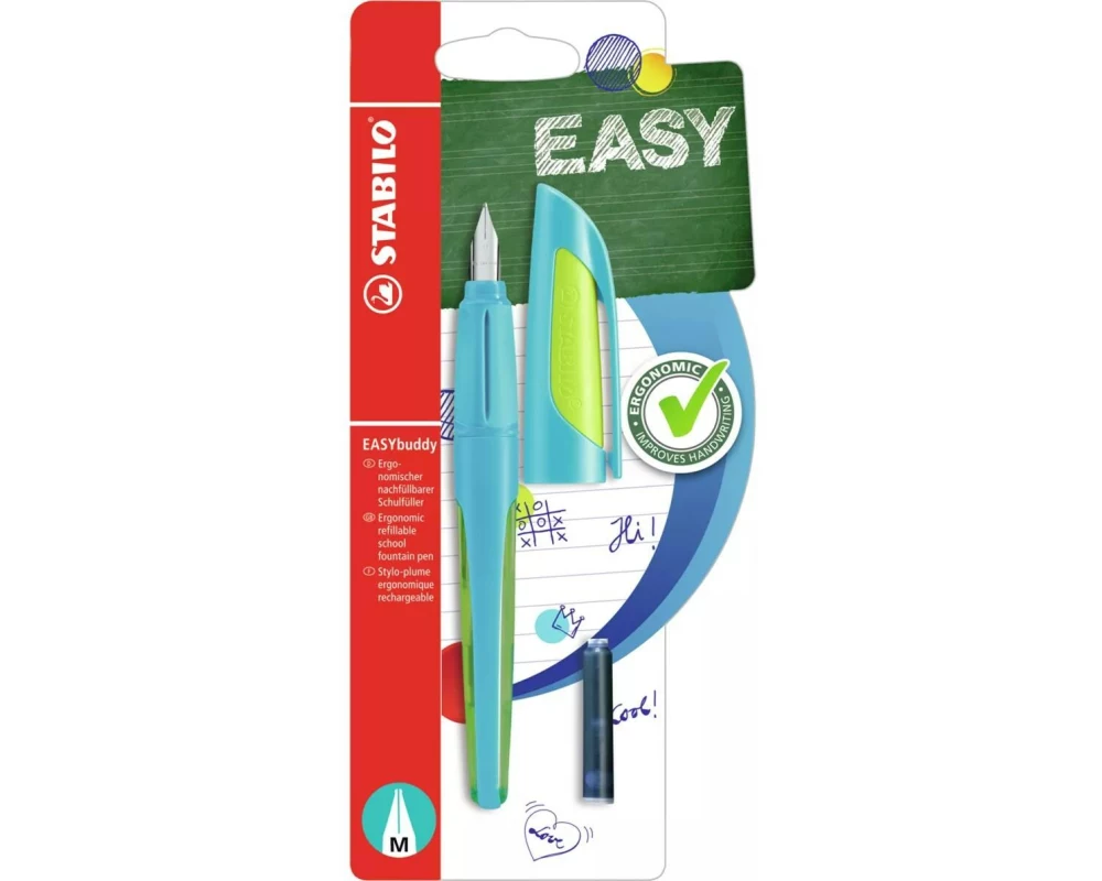 STABILO EASYbuddy ergonomischer Schulfüller inkl. Patrone