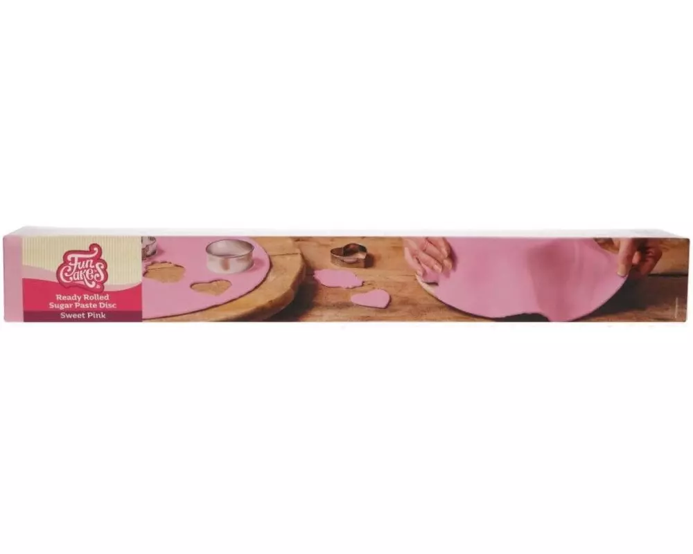 Funcakes Ausgerollte Fondant Decke Pink, 430g