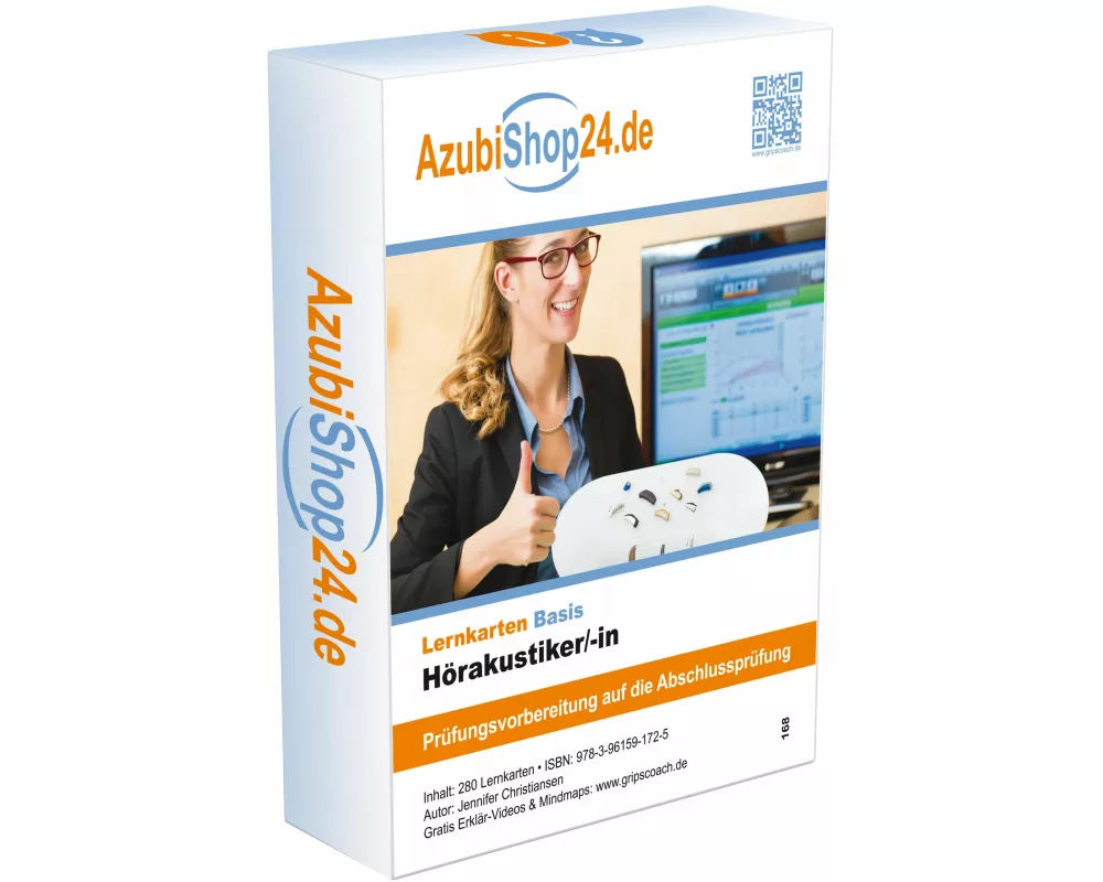 AzubiShop24.de Basis-Lernkarten Hörakustiker /-in
