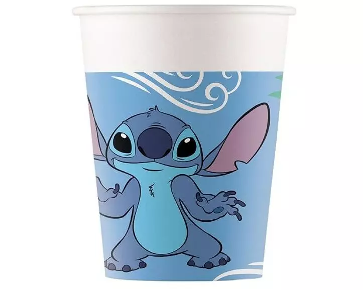 We fiesta Party Einwegbecher Stitch 200 ml, 8 Stück