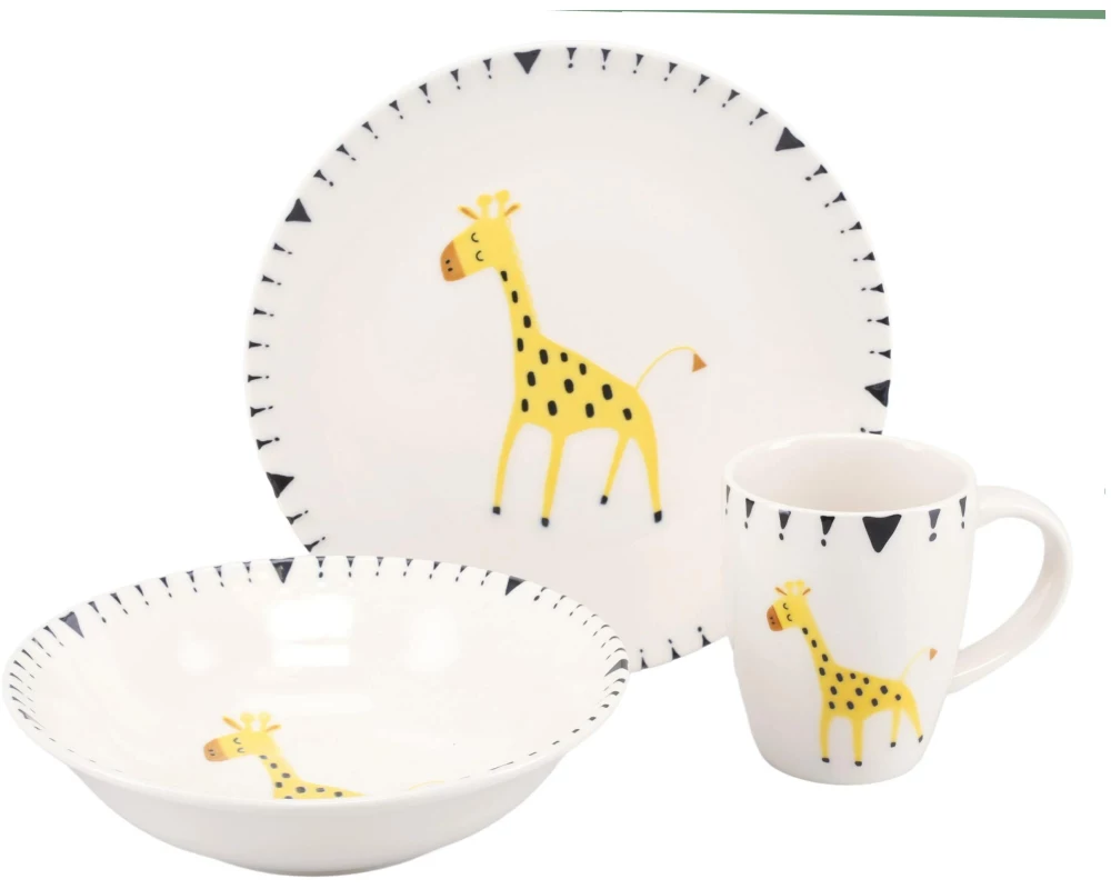 creaTable Safari Steinzeug, 3-teilig