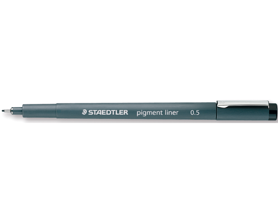 STAEDTLER Pigment Liner 0,5mm 30805-9 schwarz