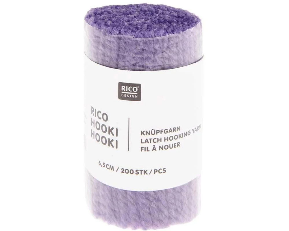 Rico Design Hooki Knüpfgarn Lila
