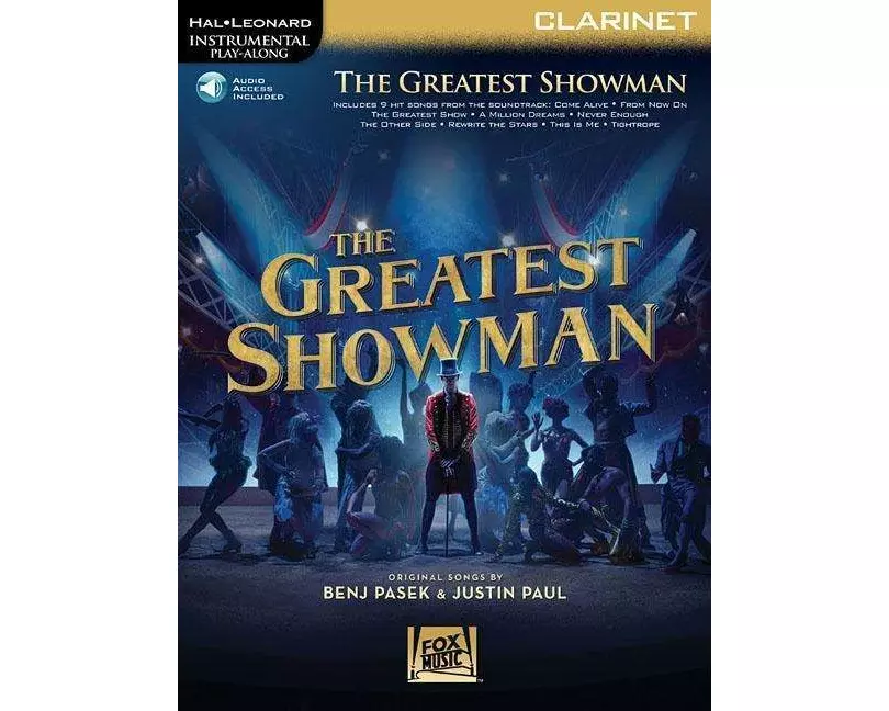 The Greatest Showman Instrumental Play-Along - Clarinet (Book/Online Audio)