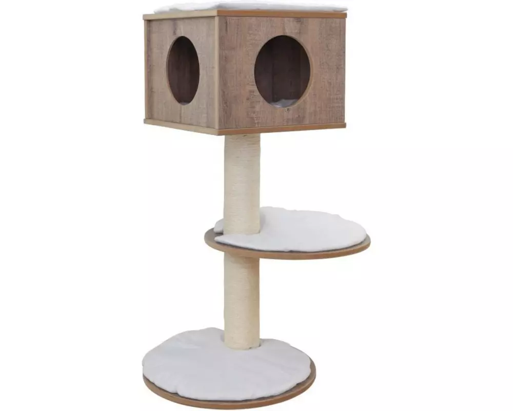 Kerbl Kratzbaum Dinari Light 110 cm, Braun/Weiss