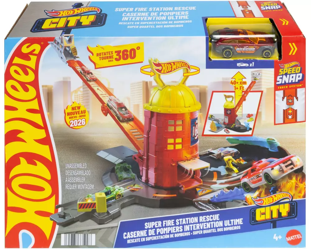 Hot Wheels City Super Feuerwehrwache