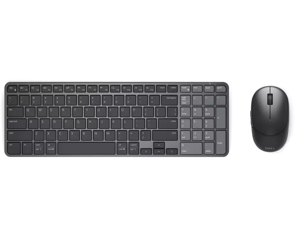 DELL Pro 7 KM746 Tastatur Maus enthalten Universal RF Wireless + Bluetooth QWERTZ Schweiz Graphit