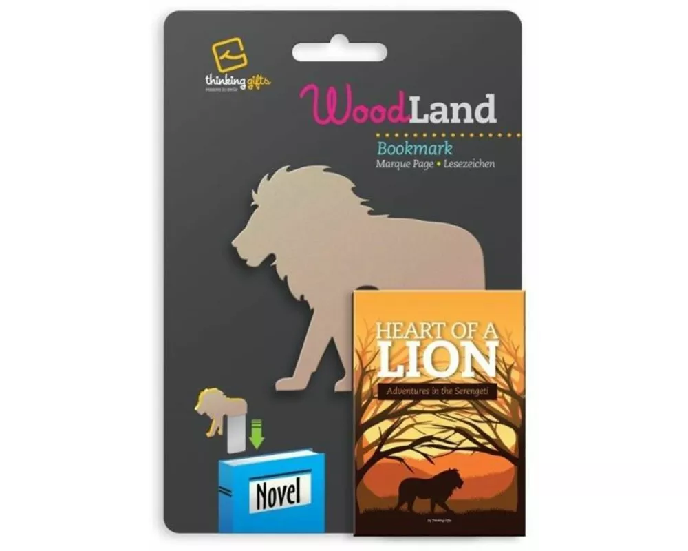 Woodland Lesezeichen Lion - Löwe