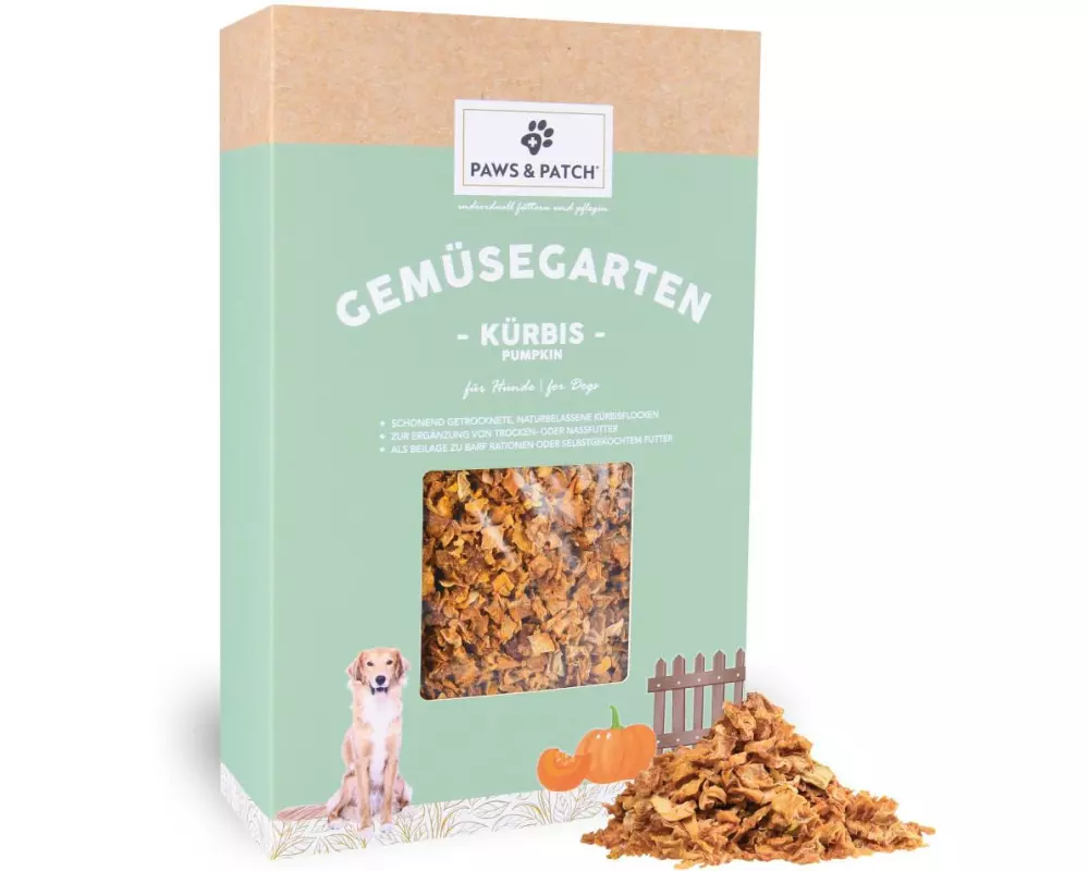 Paws & Patch Hunde-Nahrungsergänzung Kürbisflocken 700 g