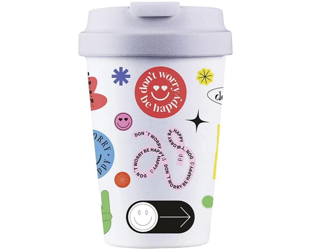 BioLoco Outdoor-Becher Easy Cup-Dont worry 350 ml