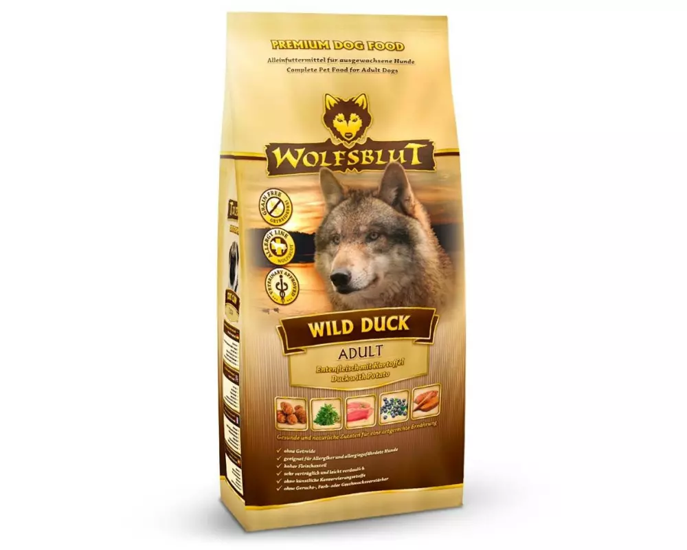 Wolfsblut Trockenfutter Dog Wild Duck Adult, 2 kg