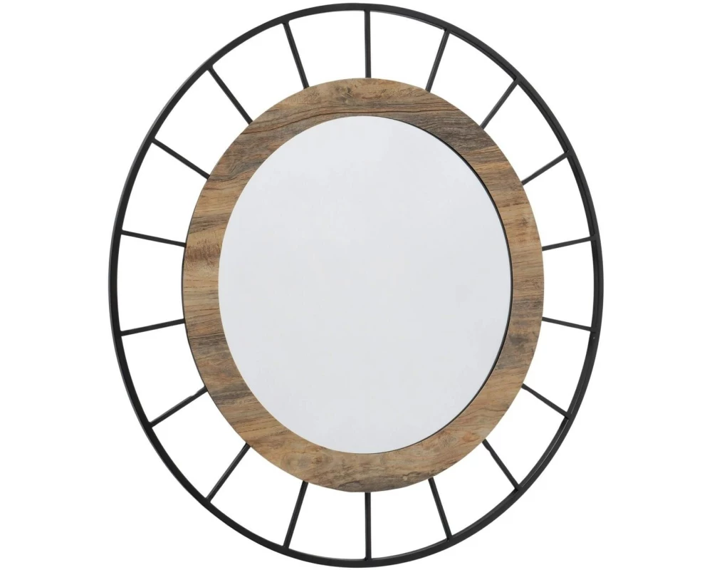 Boltze Spiegel Galba 2 x 75 cm, Braun/Schwarz