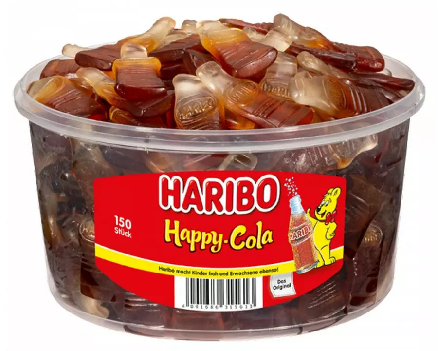 Haribo Gummibonbons Happy Cola 150 Stück
