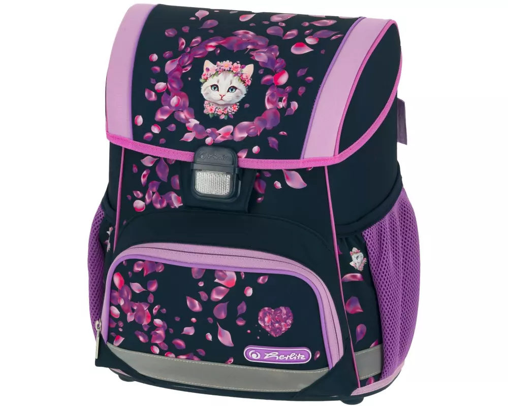 Herlitz Schulrucksack-Set Loop Plus Blossom Dance 4-teilig Set, 17 l