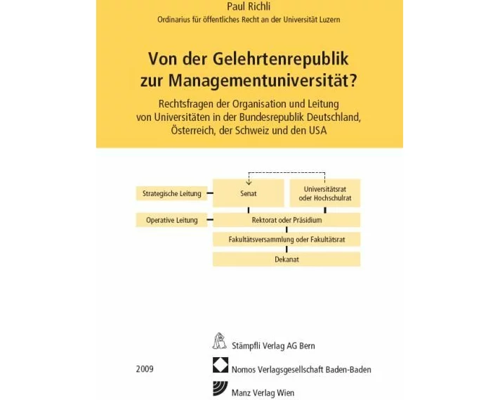 Von der Gelehrtenrepublik zur Managementuniversität?