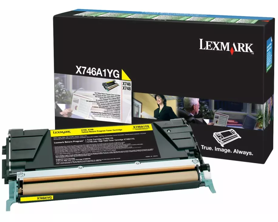 LEXMARK X746, X748 7K Toner yellow Std Capacity 7.000 pages With returnprogram