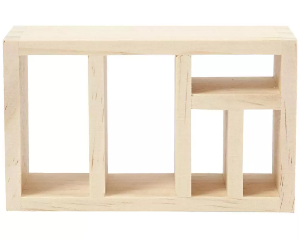 Creativ Company Mini-Möbel Regal 6 x 4 cm 1 Stück