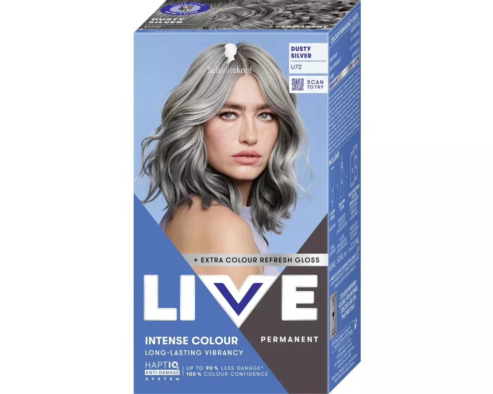 Schwarzkopf LIVE Haarcoloration Intese Coulour U72 Dusty Silver