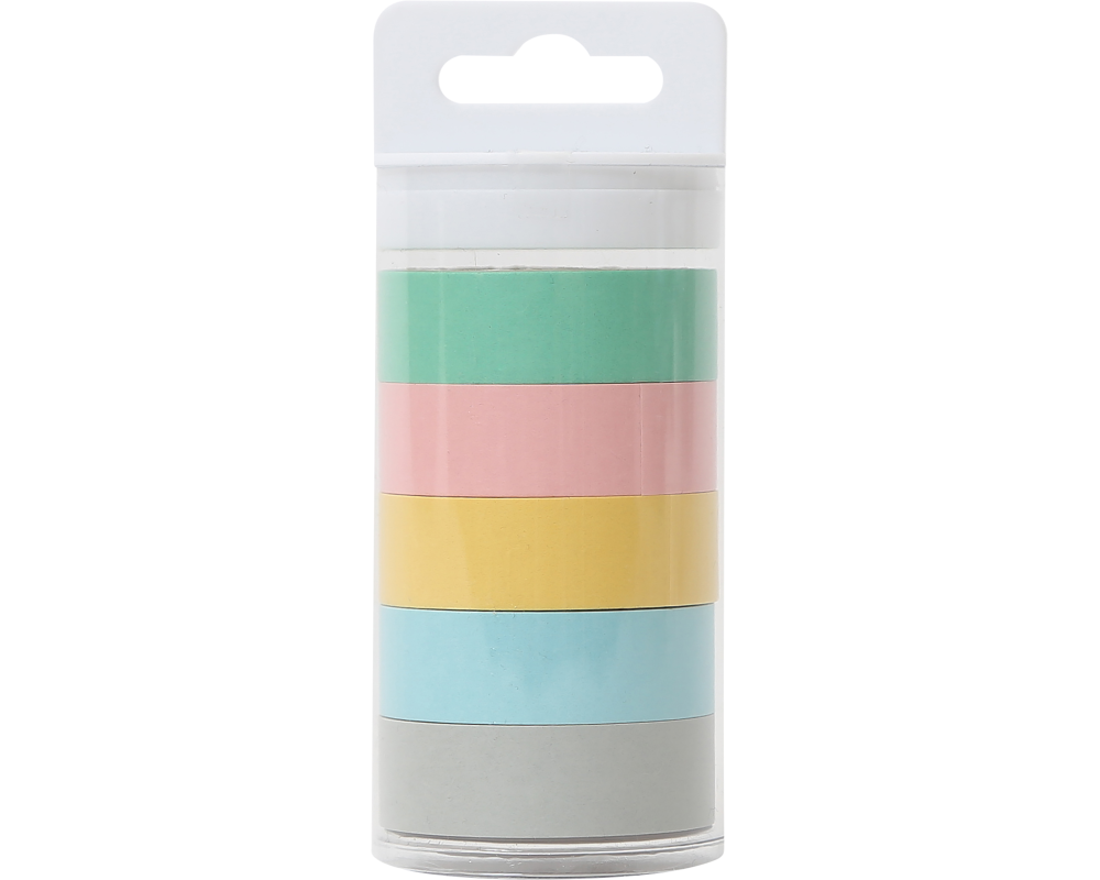 I AM CREATIVE Washi Tape Set, 4085.103 Pastell, 5 Stk.